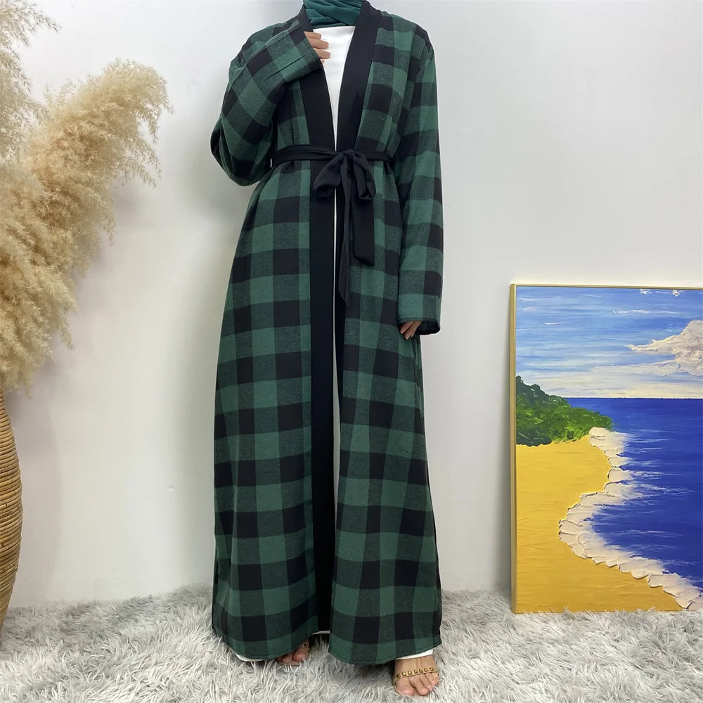 Robe cardigan imar Abaya pour femmes, tendance mode islamique 2025