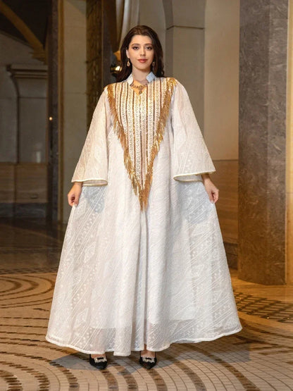 Robe de soirée marocaine pour femmes musulmanes