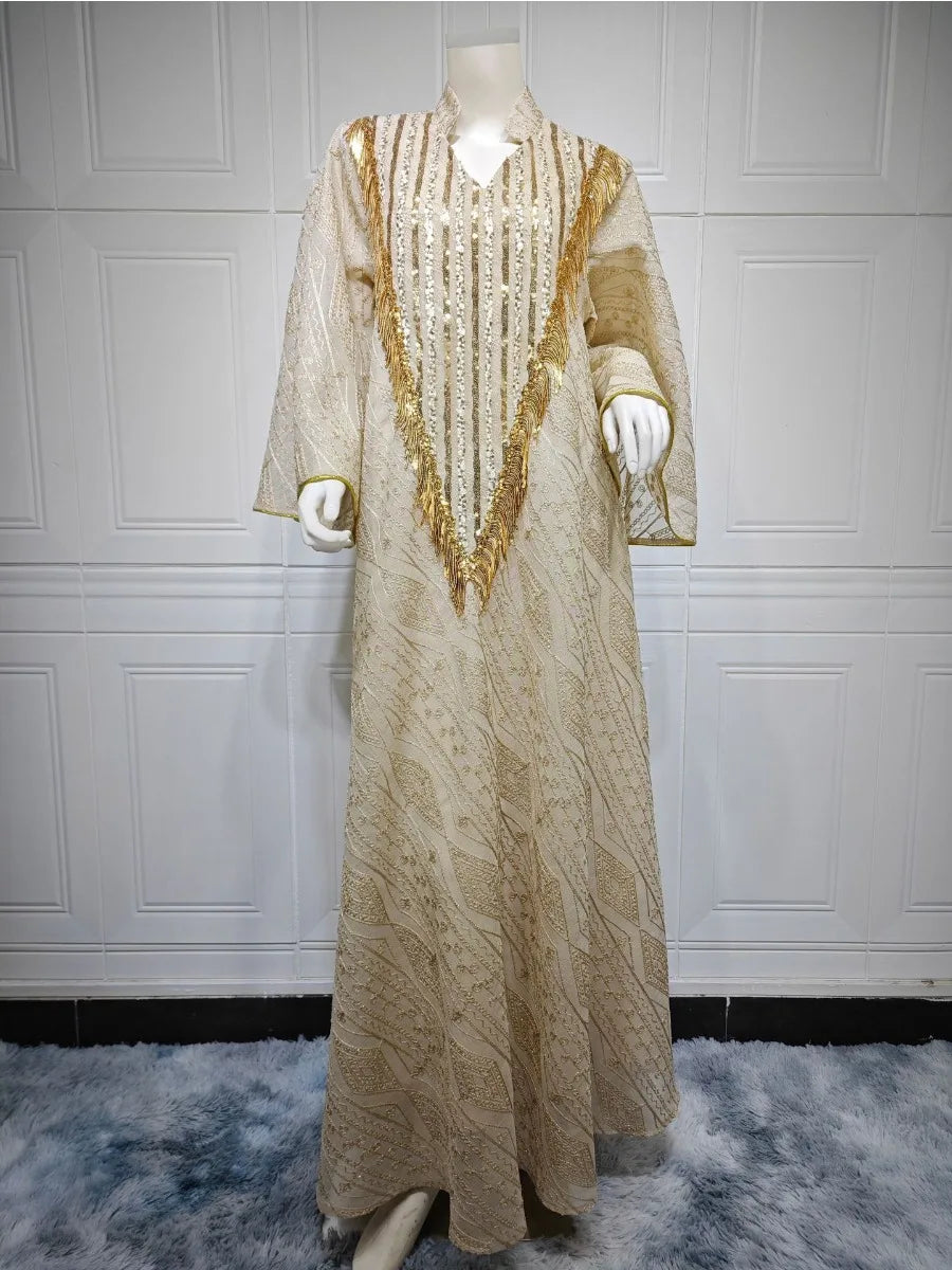 Robe de soirée marocaine pour femmes musulmanes