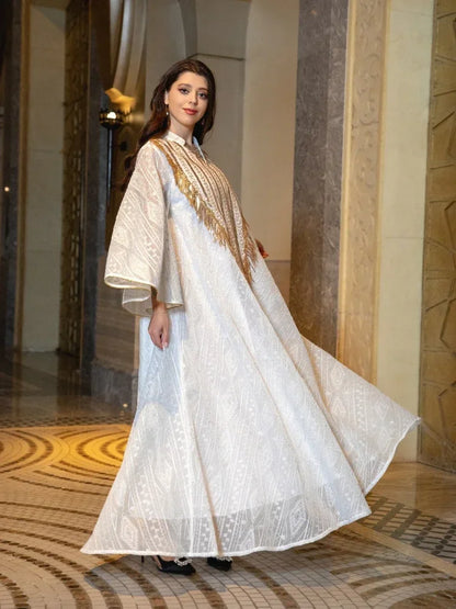 Robe de soirée marocaine pour femmes musulmanes