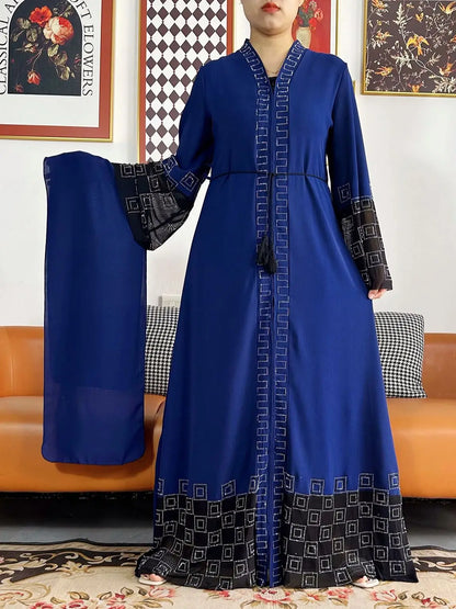 Robes élégantes en mousseline de soie pour femmes, tenues de fête de Dubaï