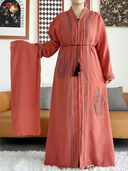 Robes élégantes en mousseline de soie pour femmes, tenues de fête de Dubaï