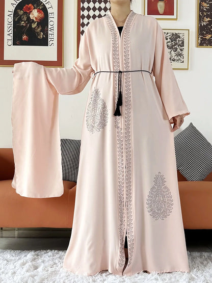 Robes élégantes en mousseline de soie pour femmes, tenues de fête de Dubaï