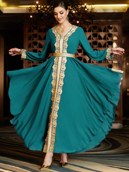 Robe Longue Élégante pour Femmes au Moyen-Orient