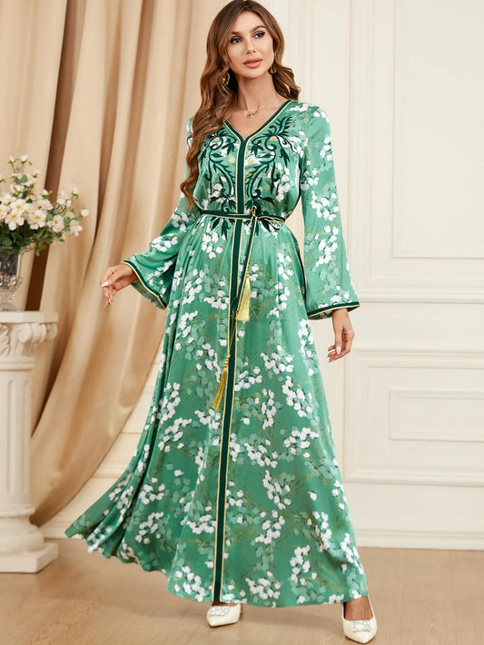 Robe Jalabiya Musulmane d'Automne