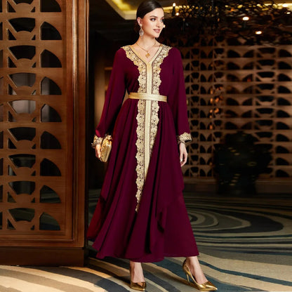 Robe Longue Élégante pour Femmes au Moyen-Orient